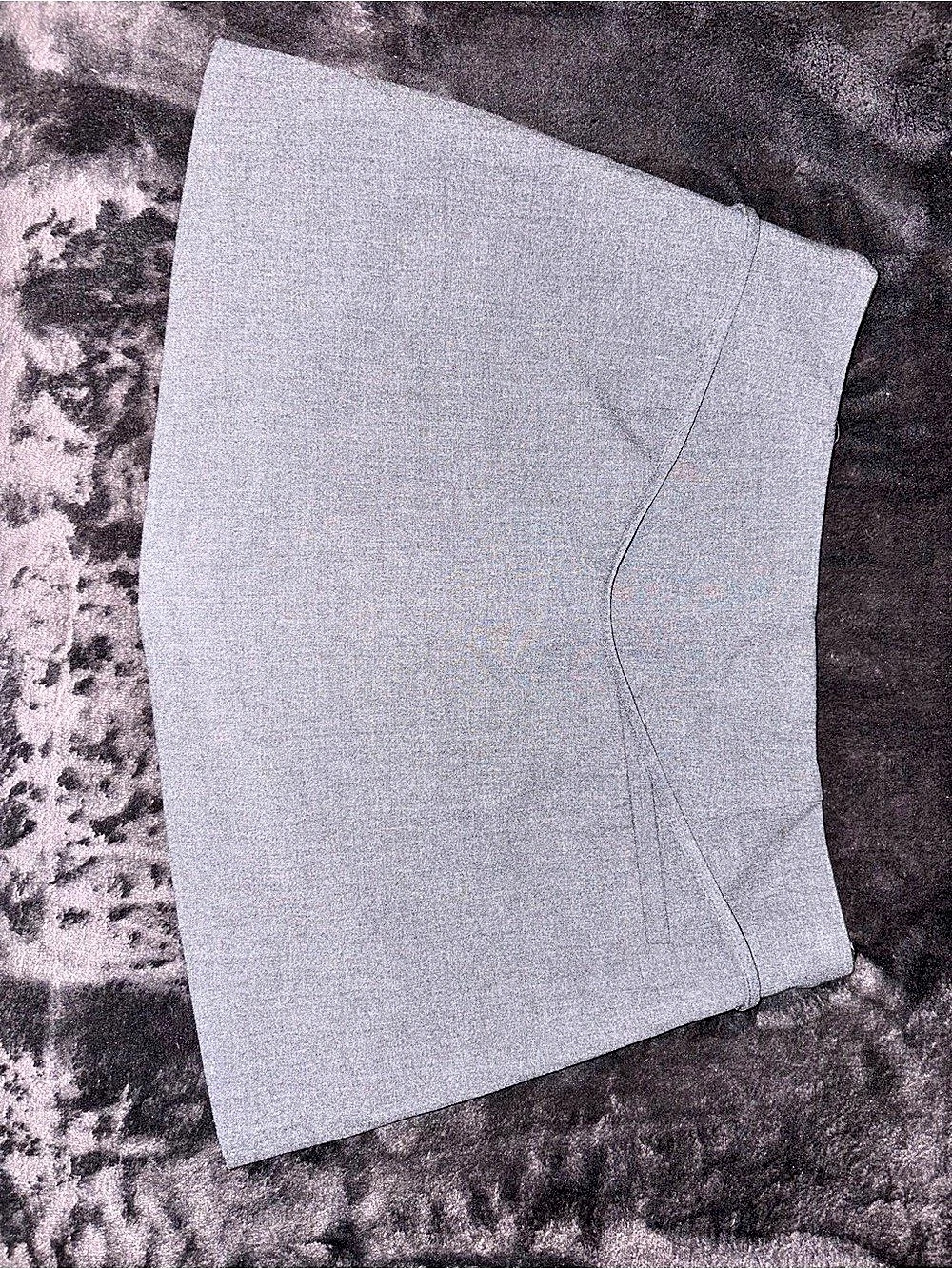 Gray Mini Skirt